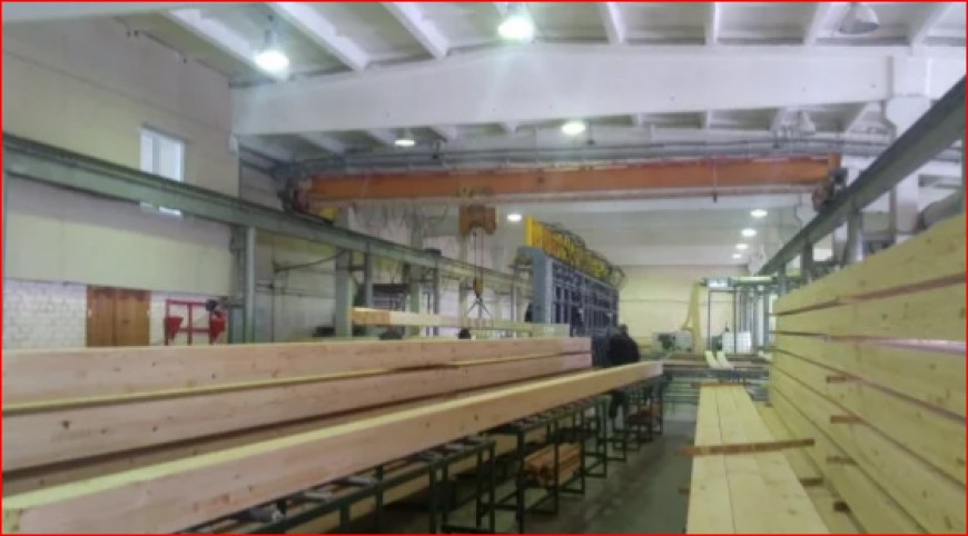 Завод по производству клееного бруса