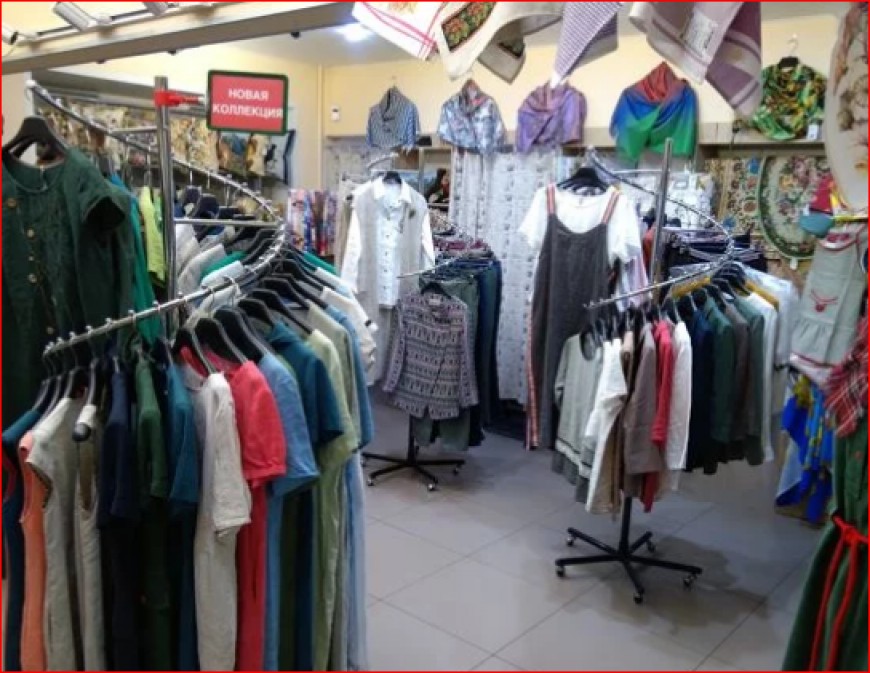 Магазин одежды и текстиля для дома